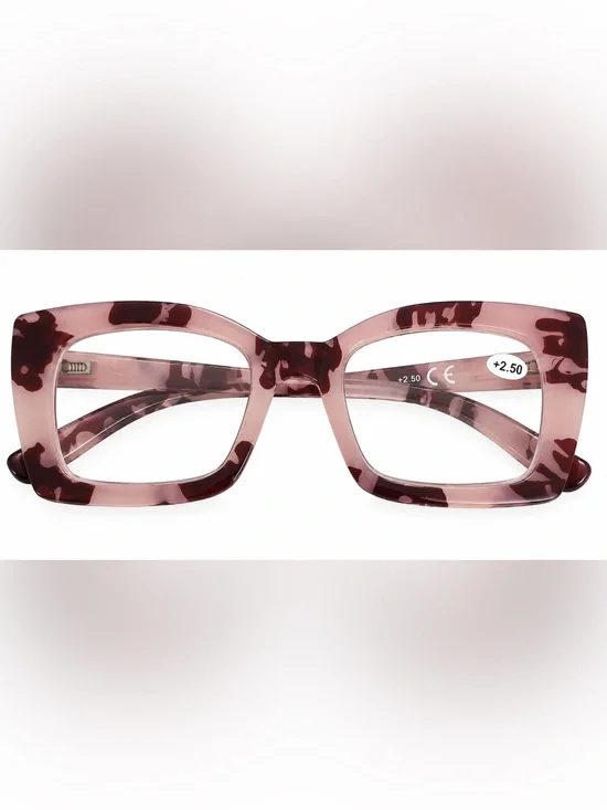 Women's Pink Tortoiseshell Reading Glasses +2.5