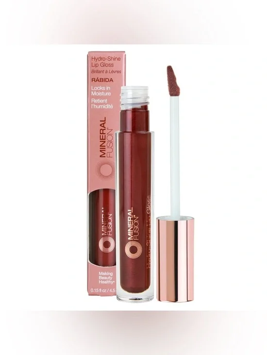 NWT Mineral Fusion Hydro-Shine Lip Gloss Duo Kyoto & Rabida