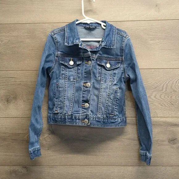 Calvin Klein Jeans Denim Jacket Girls Size 8/10 Medium