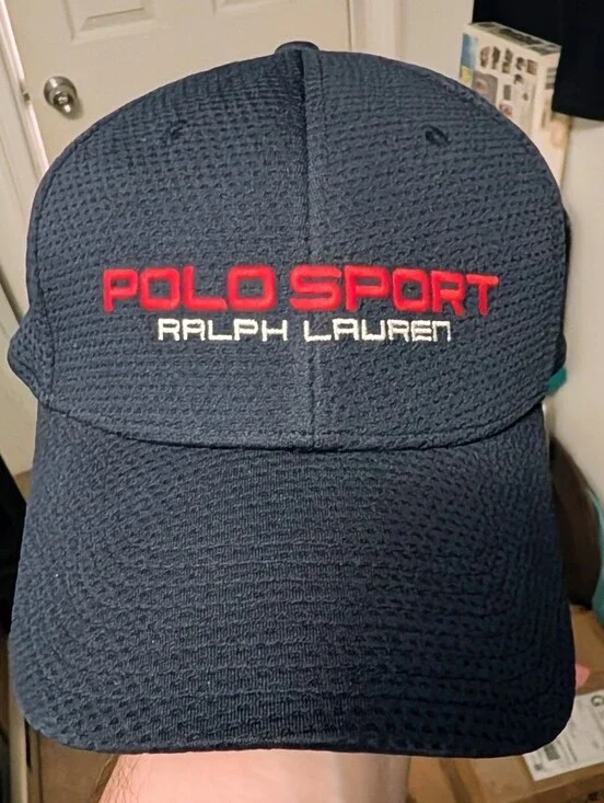 Navy Blue Polo Sport Cap