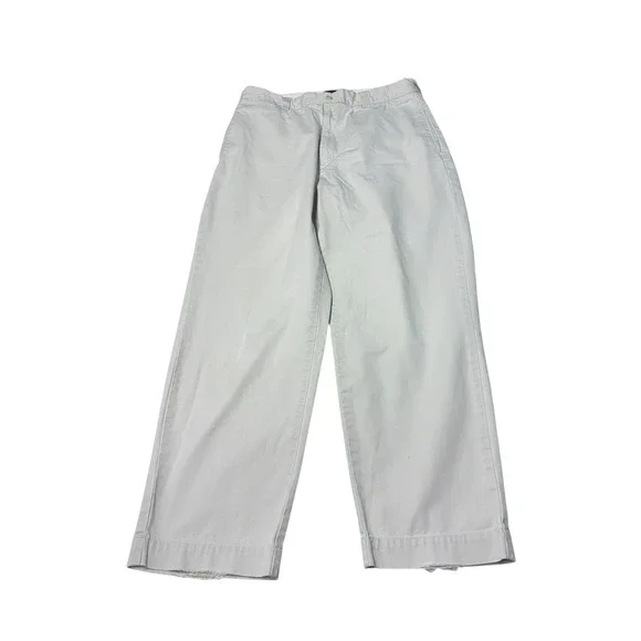 Polo Ralph Lauren Philip Pant Mens 34x27 Gray Cotton Classic Chino Straight Leg