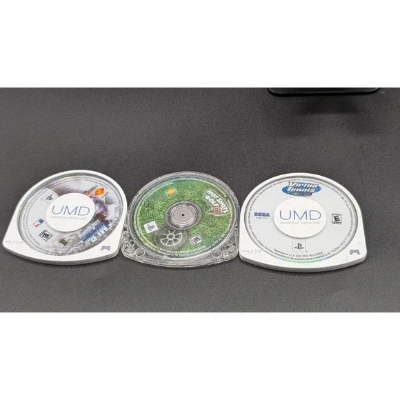 Sony PlayStation Portable PSP Disc Only Bundle Lot of 3 (Golf, Tennis, MLB)