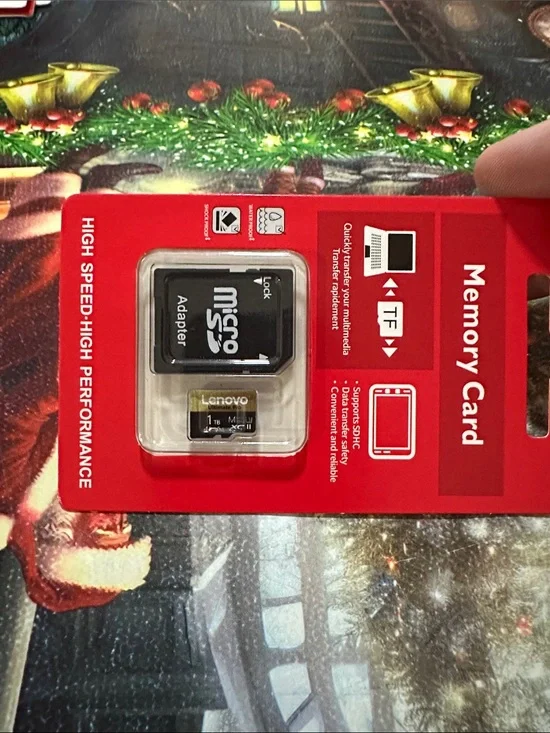 Lenovo Black MicroSD Memory Card with Adapter - 1TB