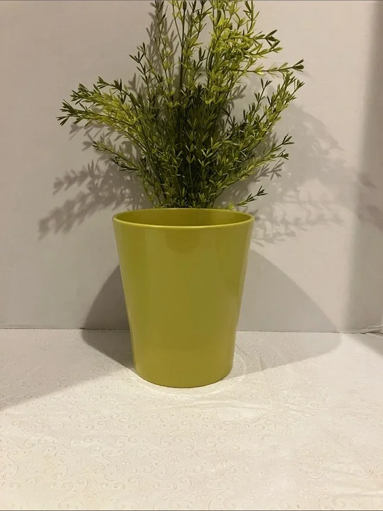 Contemporary Lime Green Decorative Plant Pot