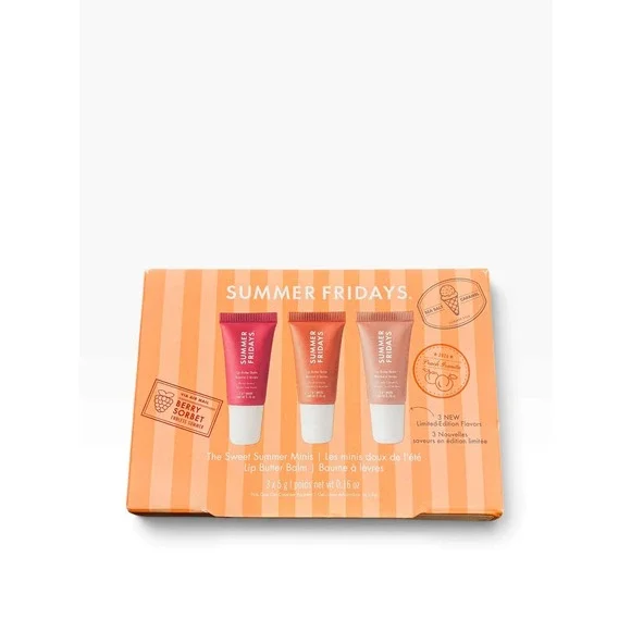 Summer Fridays The Sweet Summer Minis Lip Butter Balm Trio