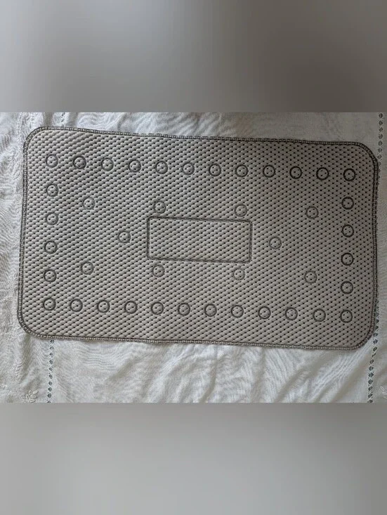 Washable Bath Mat With Suction Cups And Personal Care Set (5 Pc)