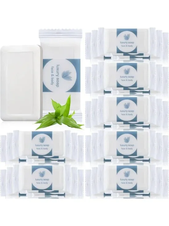 600 Pcs Mini Bar Soap Bulk - Individually Wrapped Hotel Hand Soap for Travel