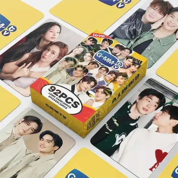 92 Pcs/Set GMMTV Series Laser Lomo Card Offgun Earthmix Joongdunk HD Photocard w