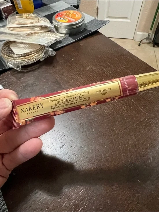 NEW NAKERY Plumping Lip Treatment — Warm Rose Tint
