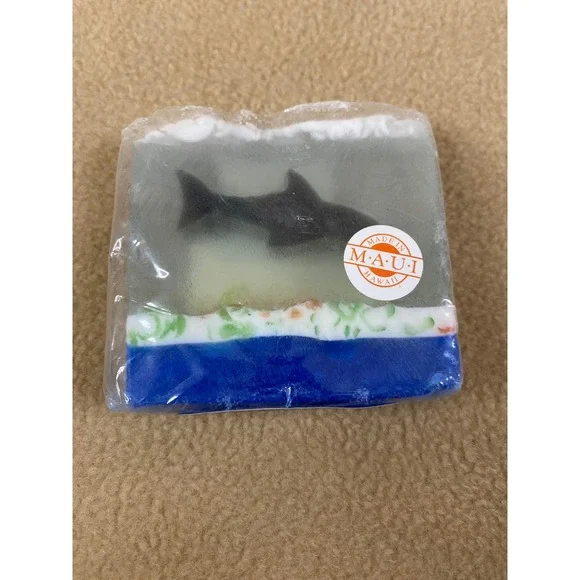 Mako Shark Artisan Glycerin Soap Made in Maui Hawaii Novelty‎ Bathroom Decor New