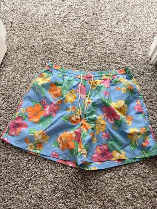 Polo Ralph Lauren Hibiscus Traveler Swim Trunk