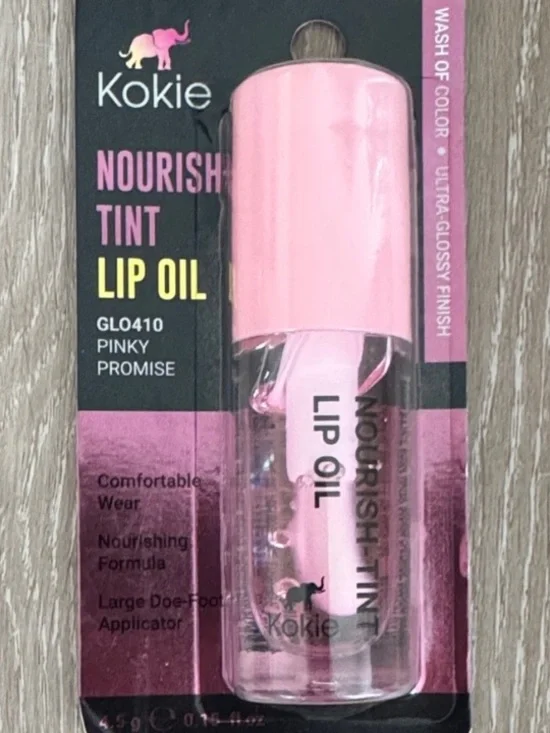 Kokie Nourish Tint Lip Oil - Pinky Promise GLO410