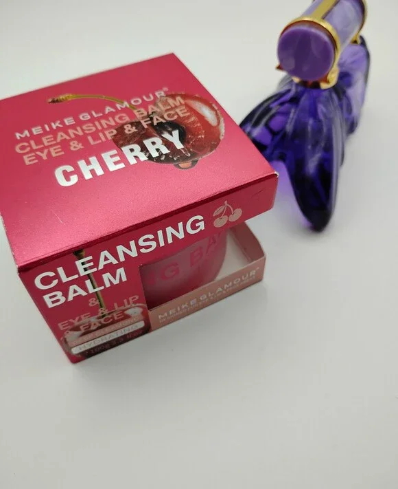 Glamour Cherry Cleansing Balm For Eyes, Lips, & Face Purple Butterfly Fragrance