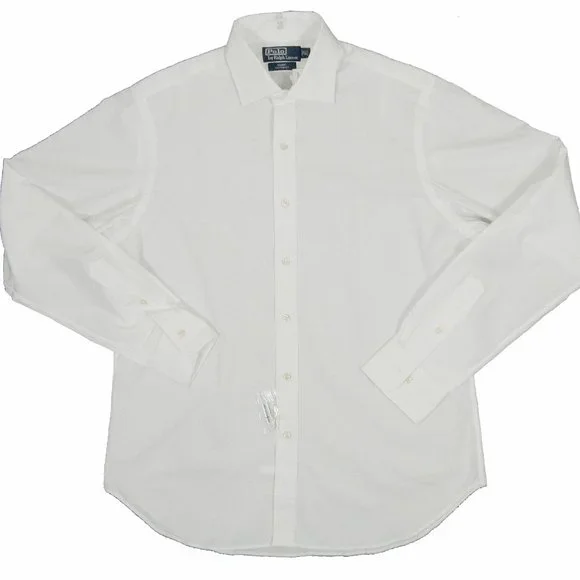 NEW Polo Ralph Lauren Regent Style Dress Shirt! 15 32 33 Off White Custom Fit