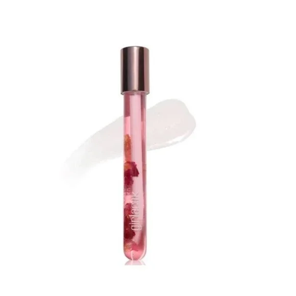 GIRLACTIK Rose Oil Clear Petal Gloss Lip Gloss ~ Rose Pink ~ 5gm/.176 floz