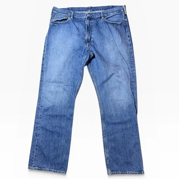 Vintage Polo Ralph Lauren Mens Classic‎ Straight Leg Blue Denim Jeans 40x32 Y2K