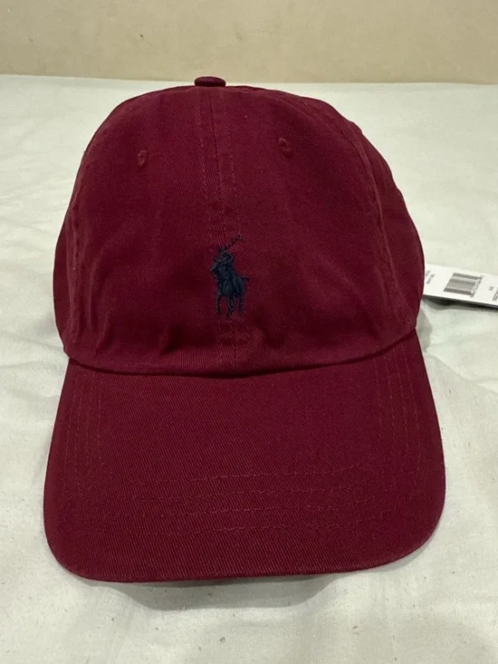 Polo by Ralph Lauren Burgundy Classic Embroidered Baseball Cap