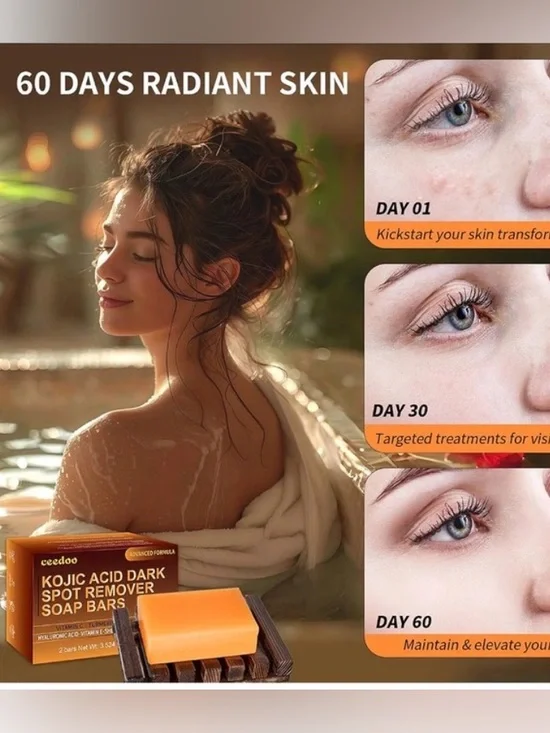 DukDukDay KOJIC ACID TURMERIC SOAP