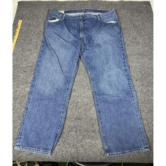 Polo Ralph Lauren Hampton Jeans Size 46B 46x30 Baggy Straight Leg Relaxed Fit