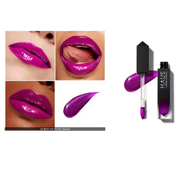 HAUS LABS by Lady Gaga LE RIOT LIP GLOSS Ultra Shine Color JOANNE - MSRP $35‎