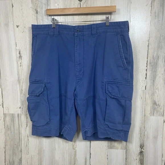 Polo Ralph Lauren‎ Cargo Shorts Mens 42T Blue Casual Utility Durable Pockets