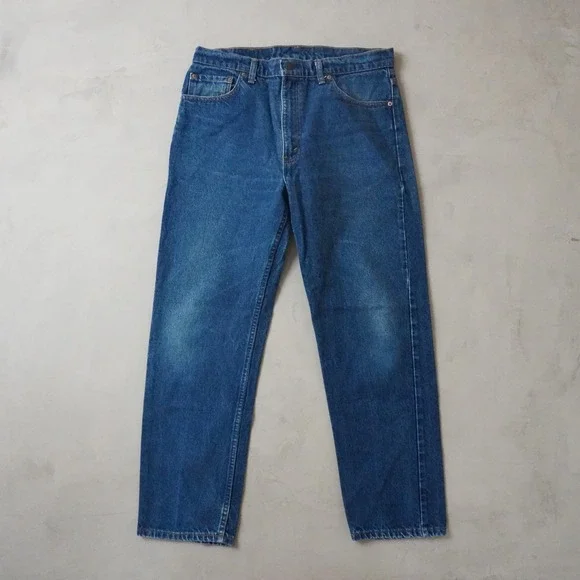 Vintage Levis 505 Jeans 36x30 90s Blue Regular Straight USA Made Denim
