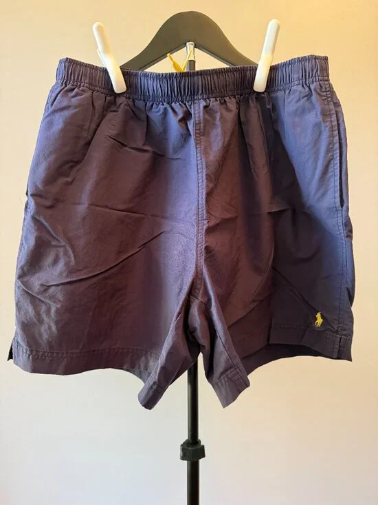 Polo Ralph Lauren Men's Swim Trunks – Navy Blue – Size Large