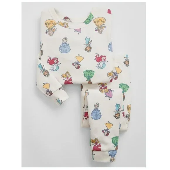 Disney Gap Kids Toddler Princess 100% Organic Cotton PJ Set 5T