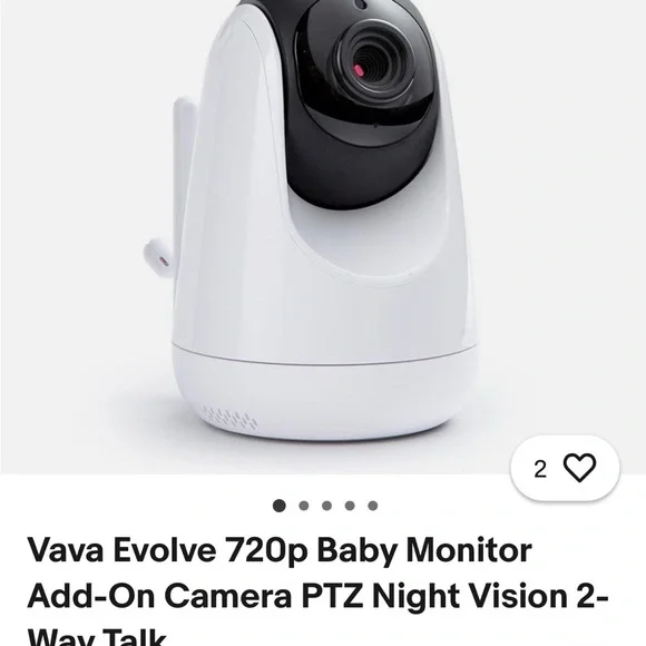 Vava Evolve 720p Baby Monitor Camera with Night Vision *FREE MONITOR