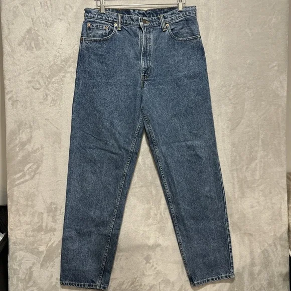 VTG Levi's 550 Relaxed Fit Tapered Leg Men's Jeans Sz 36‎ Stonewash Canada Made