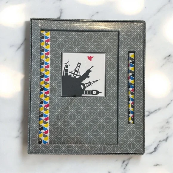 DiVOGA Geometric Patterned Journal and Pen Set
