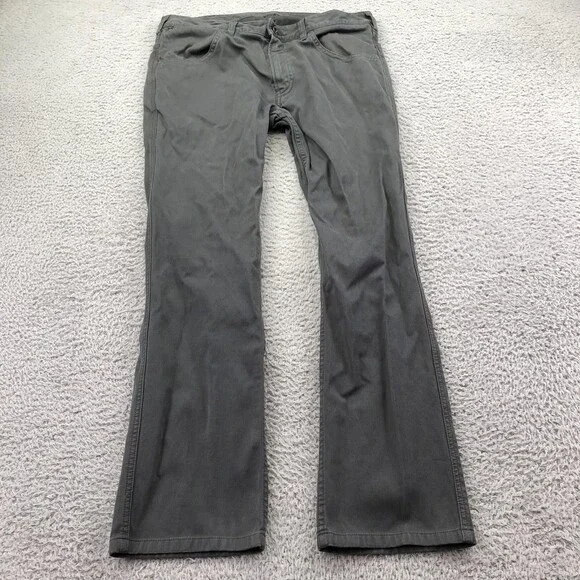 Bonobos Pants Mens 32x30 Gray Chino Straight Stretch Denim Casual 5-Pocket