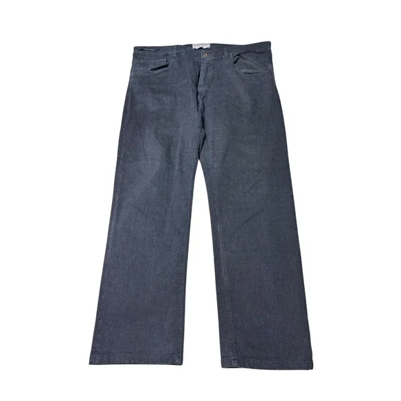 Teleria Zed Cobra.19 Made in Italy Dark Blue Stretch Cotton Trousers Mens 38X29