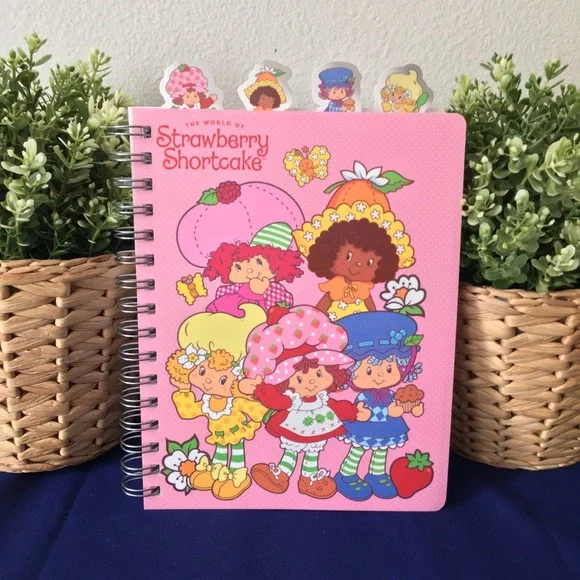Strawberry Shortcake and Friends Tabbed Notebook