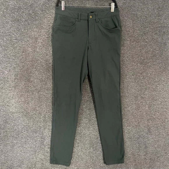 Lululemon ABC Slim Fit 5 Pocket Pant Men's Green 29x29 Warpstreme Stretch Golf