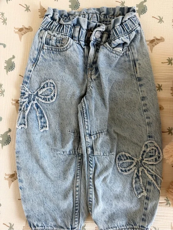 Baby & Toddler Bow Horseshoe Jeans