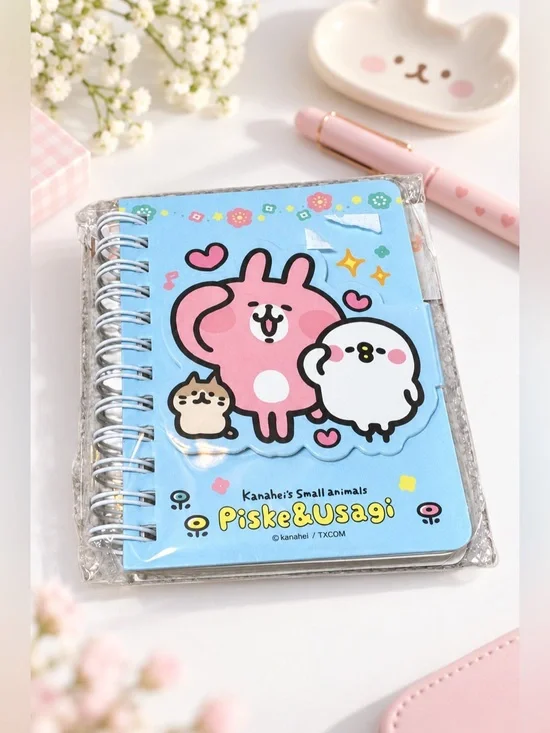 Kanahei Piske & Usagi Mini Spiral Notebook Japanese Kawaii NWT