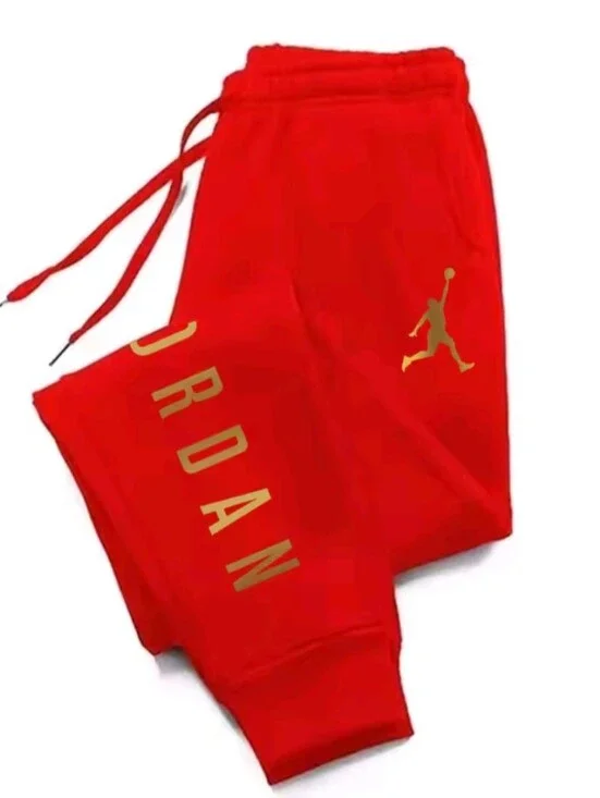 Men/Women Winter Jordan Trendy Letter Print Sweatpants