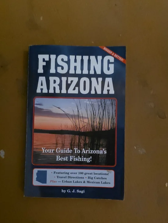 Fishing Arizona Guidebook - Navy Blue Cover