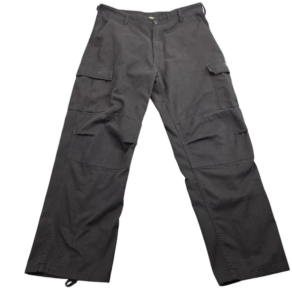 Upcycled Military BDU Cargo Pants Mens 35-39 Adjustable Reworked Y2K Streetwear
