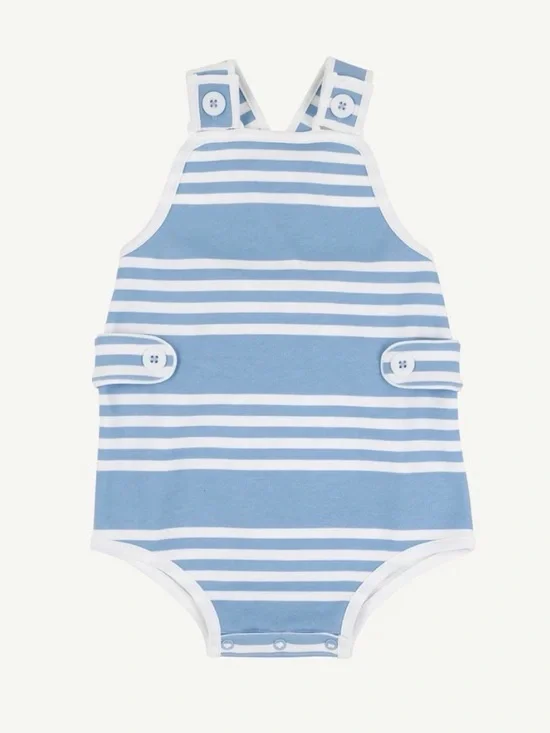 The Beaufort Bonnet Company Skipper Sunsuit Saddle Ridge Stripe