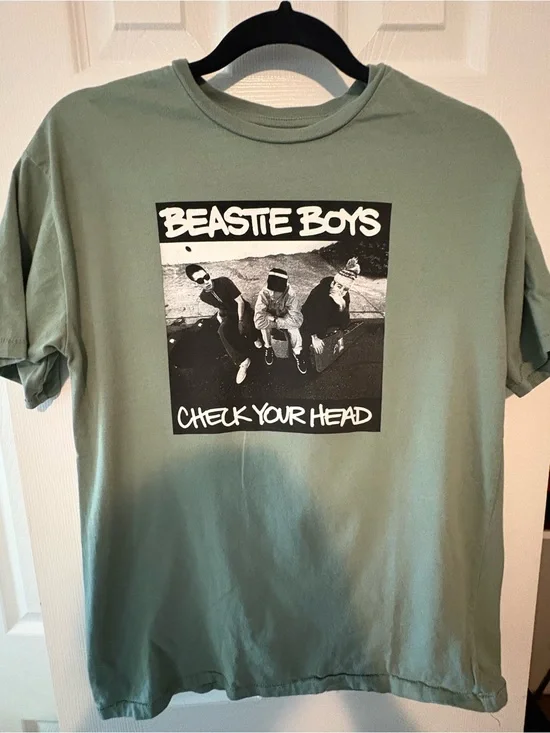 GAP Sage Green Beastie Boys 'Check Your Head' Graphic Tee