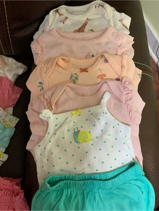 Carter’s & more infant girl’s 24 piece BUNDLE EUC