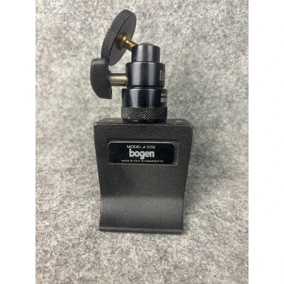 Bogen 3292 Window Pod with 3009 Ball Head Black Manfrotto Italy Clamp Mount