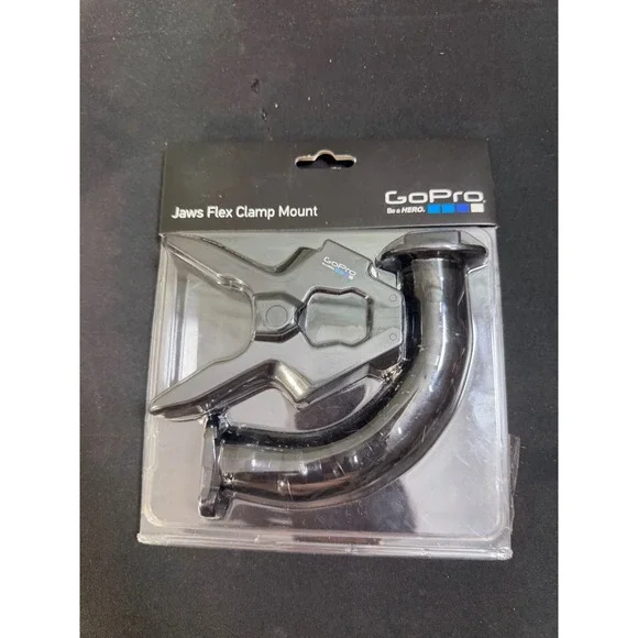 GoPro Jaws Flex Clamp Mount OS Black New ACMPN-001 Adjustable Neck Accessory