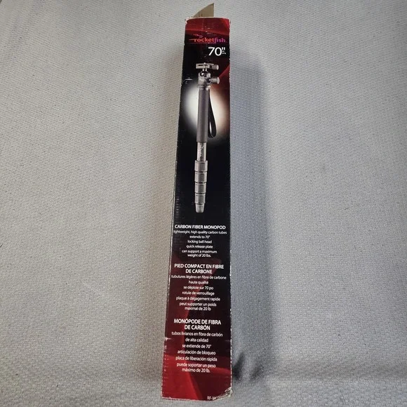 Rocketfish RF-MONO70C Monopod 70 Inch Carbon Fiber
