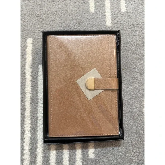 Bobo Rabbit Executive A5 Brown Lined Leather Daily Journal Clasp Closure Box