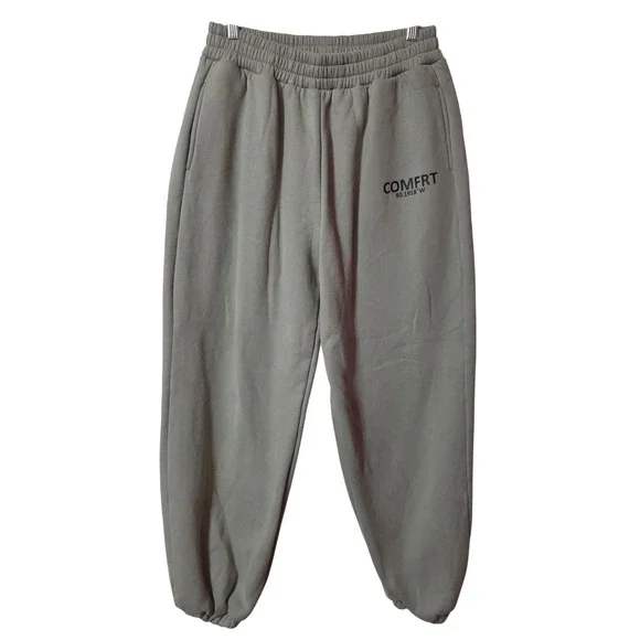 Comfrt Unisex XL Sweatpants Gray Coordinate Fleece Joggers Loungewear Athleisure