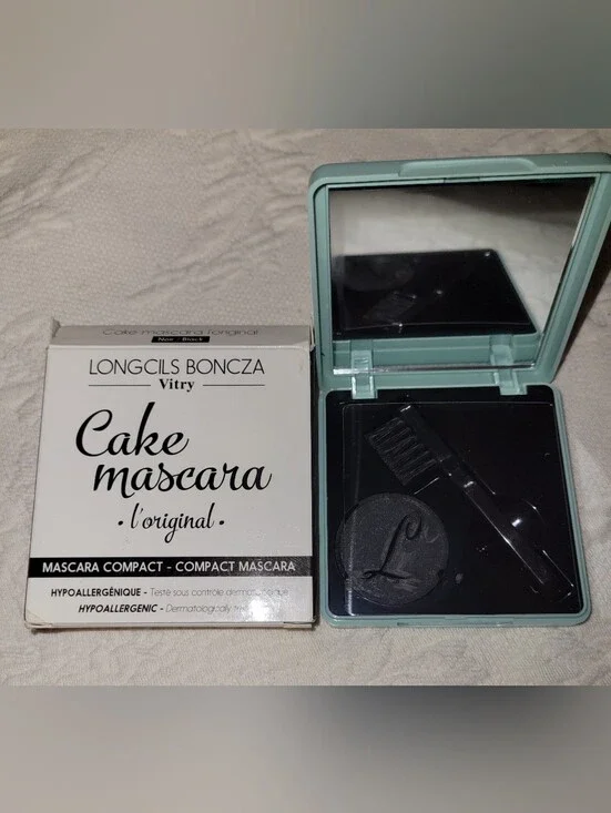Longcils Boncza Vitry Cake Mascara l'original water-activated compact mascara