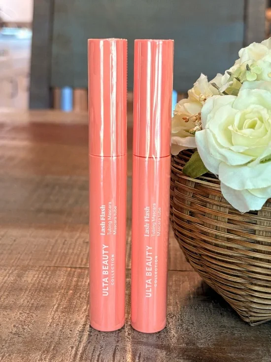 NEW Ulta Beauty LASH FLASH Tubing Mascara in JET BLACK Full Size DUO!